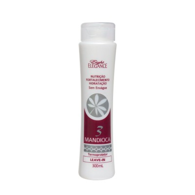 Leave-in Termoprotetor Hidratante Mandioca Eight Elegance nº3 - 300mL